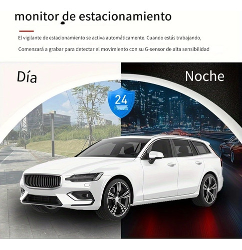 Cámara De Coche Hd 1080p Con Visión Nocturna Y Sensor G