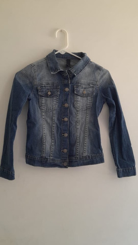 Linda Chaqueta De Blue Jeans Para Niña, Talla 8 - 9 Años