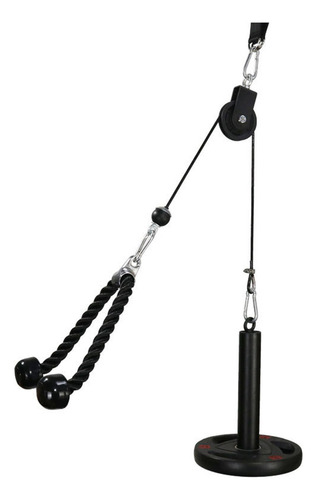 Fitness Steel Cable Heavy Duty Steel Wire Sin Bola Negra 2m