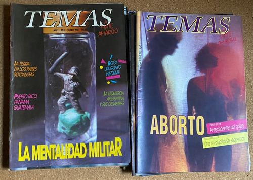Temas, Revista, Lote De 8, De Mate Amargo 1987, Ez5