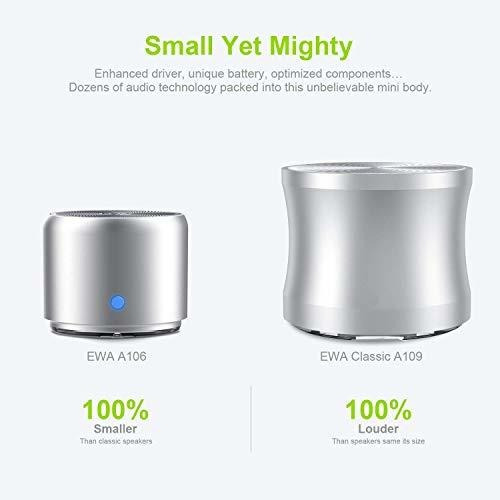 Ewa A106 Mini Altavoz Bluetooth Portatil Con Radiador Pasiv