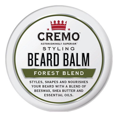 Cremo Styling - Balsamo Para Barba, Mezcla De Bosque, Nutre,