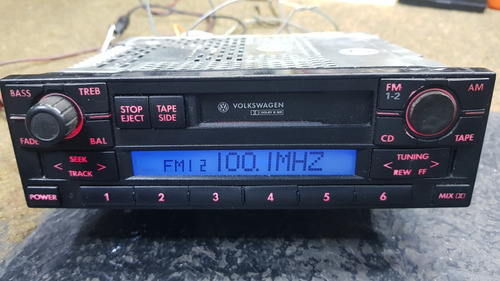 Rádio Toca Fita Volkswagen Lacrado Com Selo De Fábrica Ainda (Usado)