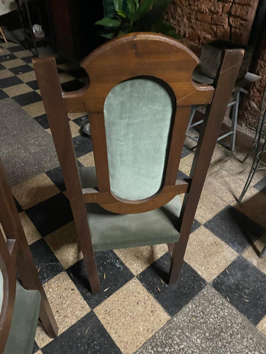 Sillas Estilo Ingles Para Tapizar. Valor X 2. 44 X 109 X 40. Marrón Claro Verde (Usado)