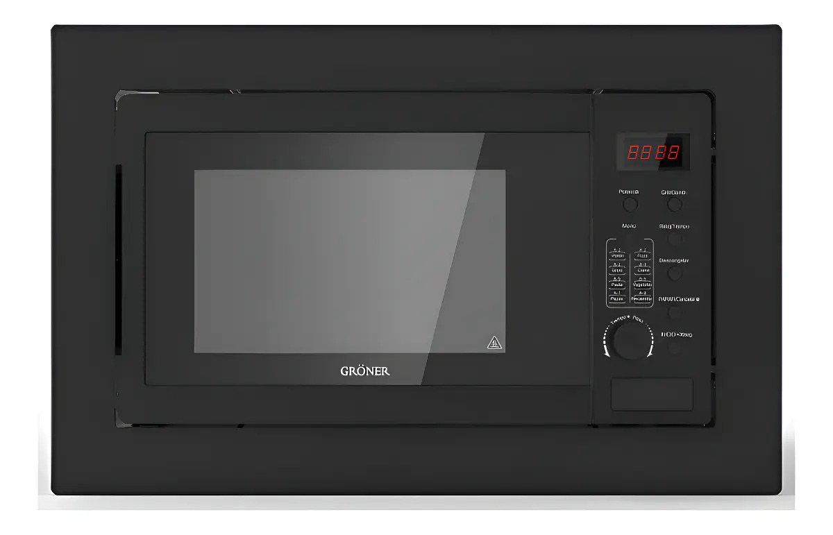 Horno Microondas Empotrable Negro 25l