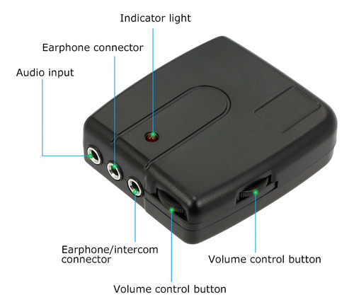 Motocicleta Capacete Headset 2 Way Intercom Para Moto