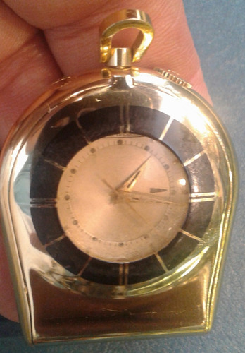 Reloj De Viaje Despertador Jaeger Le Coultre Oro Esmalte