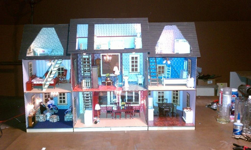 Puzzle 3d Casa Muñecas Vector