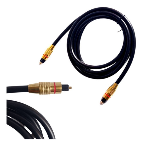 Cable Óptico, Audio Digital De Fibra Óptica Toslink 1.5mt