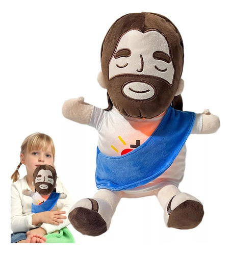 Wa 2 Piezas Juguete De Peluche De Jesús Que Respiras Con