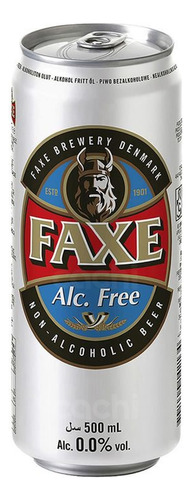 Cerveza Faxe Sin Alcohol Lata 500ml