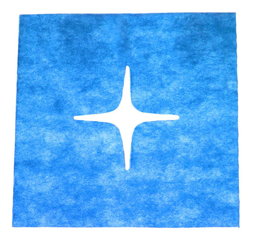100 Almohadas Desechables Para Cama Con Agujeros. Azul D