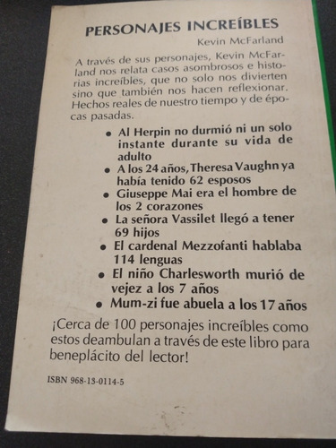 Personajes Increíbles Kevin Mcfarland (Usado)