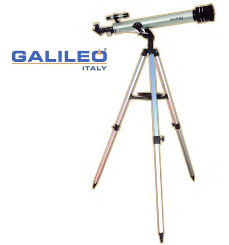 Imagen 2 de 5 de Telescopio Refractor 700x60 Aumento 525x Galileo Italy