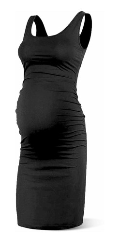 Rnxrbb - Vestido De Maternidad Sin Mangas Para Mujer, Con Cu