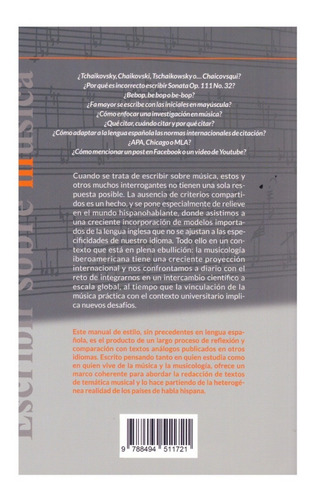 Escribir Sobre Música.