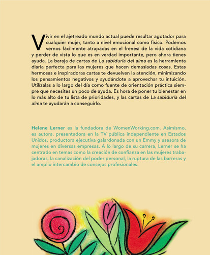 La sabiduría del alma (Libro + Cartas): Cartas para mujeres que hacen demasiado, de Lerner, Helene. Editorial Ediciones Obelisco en español, 2022