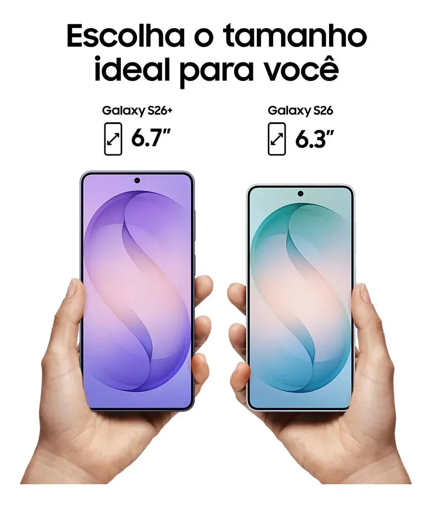 Teléfono celular Samsung Galaxy S26+ 5g, 512 GB, 12 GB de RAM, Galaxy Ai, cámara triple 50+12+10, pantalla plateada de 6.7
