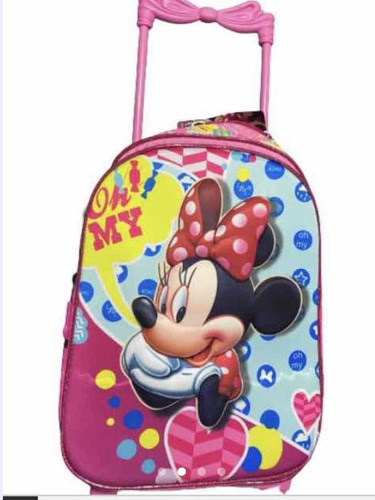 Mochila Infantil Con Ruedas Mini Mouse