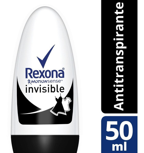 Rexona Roll On Antitranspirante 50 Ml Unilever Mujer Hombre Fragancia Women Invisible