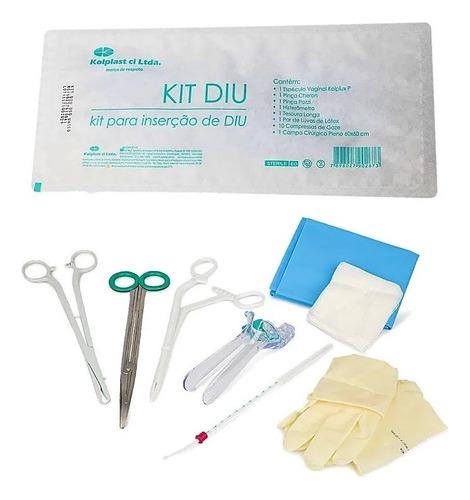 Kit Para Colocar Diu Mulher Kit Ginecologista Completo
