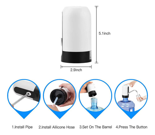 Dispensador De Bebidas Con Interruptor Automático Usb Con Bo