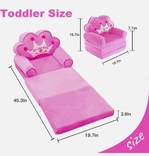 Sofá Plegable Para Niños,sillón,funda Lavable,cama De Siesta 6