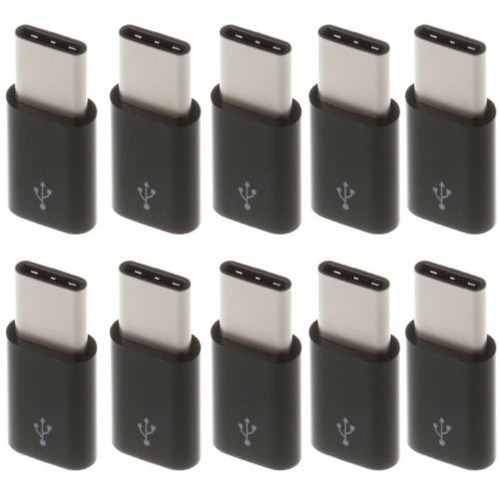 10pcs Micro Convertidor De Usb A Usb3.1 Tipo C Adaptador Par