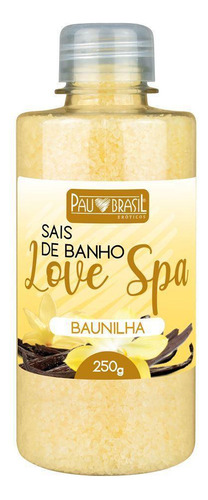 Sais De Banho Love Spa 250g Pau Brasil - Baunilha U