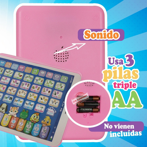 Imagen 8 de 10 de Computador Portatil Juguete Aprende Didactico Ingles A-212