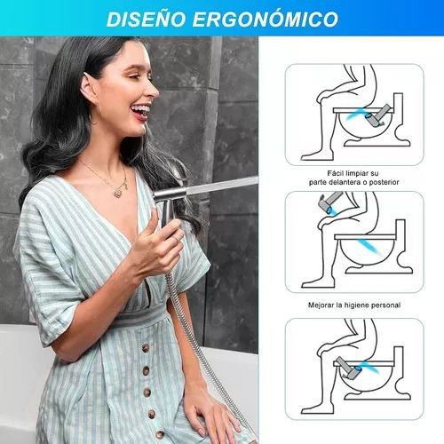 Zl Bidet Pulverizador Para Inodoro,bidé De Mano Con Soporte