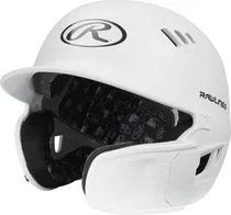 Comprar Casco De Bateo De Béisbol Y Softbol Rawlings, Junior, Blanco
