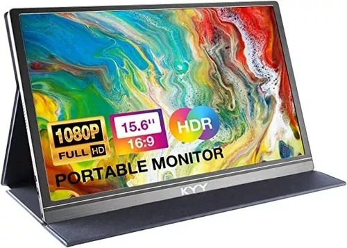 Monitor Portátil 15.6 1080p Hdr Ips Usb-c Xbox Ps5 Laptop Color Gris