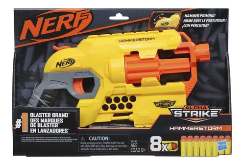 Nerf Alpha Strike Pistola Lanza Dardos Hammerstorm E8676 Ed
