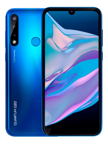 Celular Quantum Q20 4g 6.1 Pulgadas 128/4gb Azul Outlet