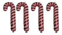 Comprar Diy 4x Globos Baston De Caramelo Navideños Navidad Bastones