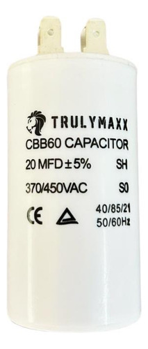 Capacitor 20 Mfd Trulymaxx® Para Refrigeracion (2 Unidades)