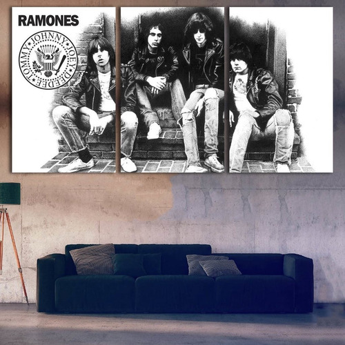 Cuadros Trípticos Música Ramones Punk