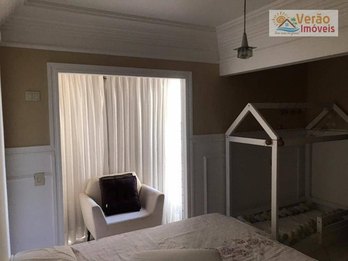 Imagem 11 de 19 de Apartamento Com 3 Dormitórios À Venda, 123 M² Por R$ 490.000,00 - Canto Do Forte - Praia Grande/sp - Ap0107