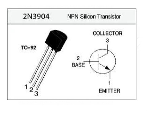 Transistor 2n3904 10 Pzas