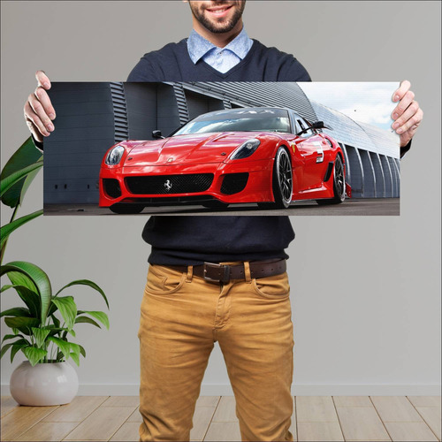 Cuadro 30x80cm Auto 2009 Ferrari 599xx Auto 422