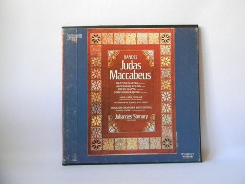 Judas Maccabeus Handel Caja 3 Lp´s Vinilos