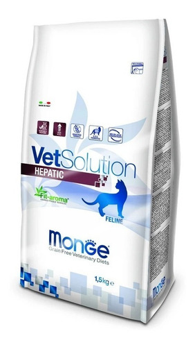 Monge Gatos Vet Solution Hepatic 1,5kg Con Regalo