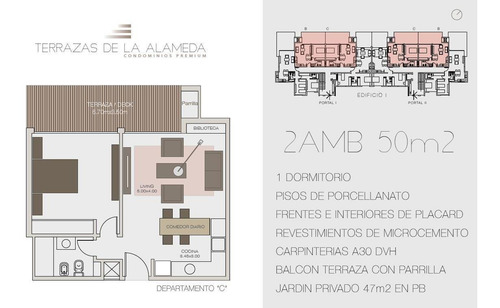 Imagen 17 de 21 de Departamentos 2 Ambientes Dentro Del Barrio Privado La Alameda -canning