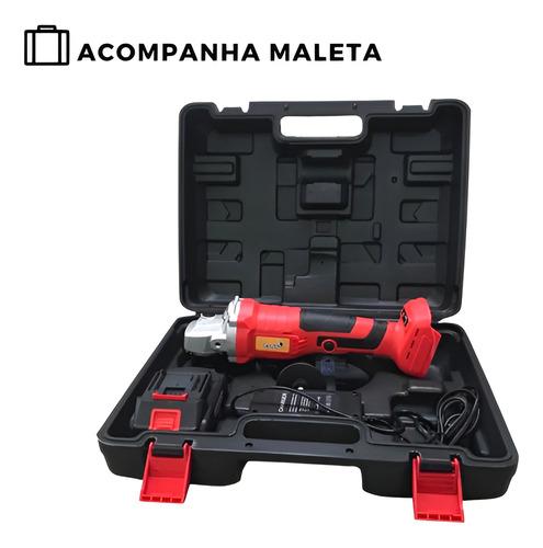 Esmerilhadeira Angular A Bateria 21v Importway Com Maleta