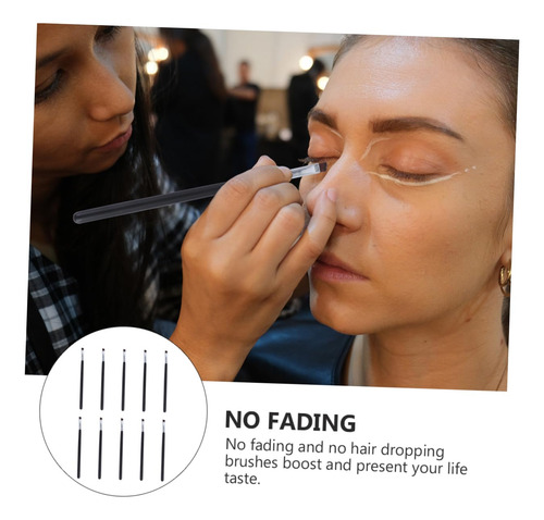 Juego De 10 Pinceles Angulares Para Cejas Y Ojos