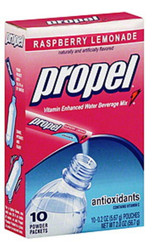 Propel Mezcla Cero Para Bebidas En Polvo, Limonada De Frambu