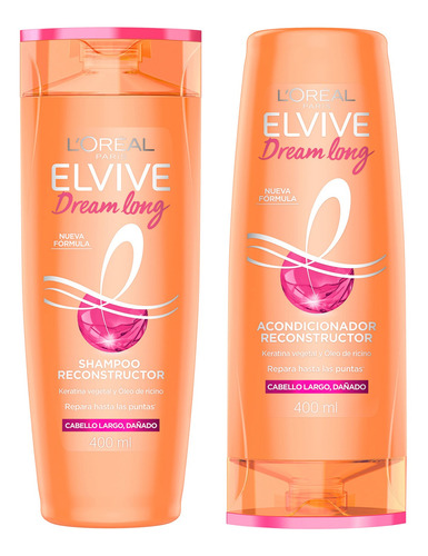 Kit Dream Long Elvive L´oréal 400ml Shampoo Y Acondicionador