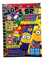 Comprar Mega Libro Para Pintar Y Jugar De Minions Libro Colorear
