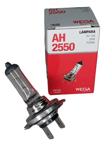 Lampara H7 12v 55w Wega Original Premium Ah2550